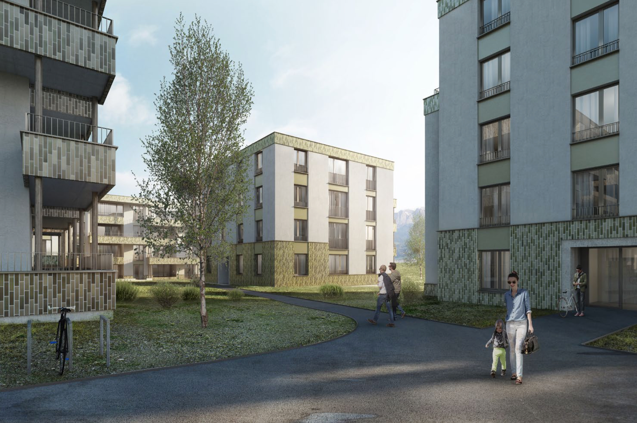 2020 - Proj. Neubau MFH Langrüti Mitte / Haus E und F, Steinackerstr. 39 + 41, Jona